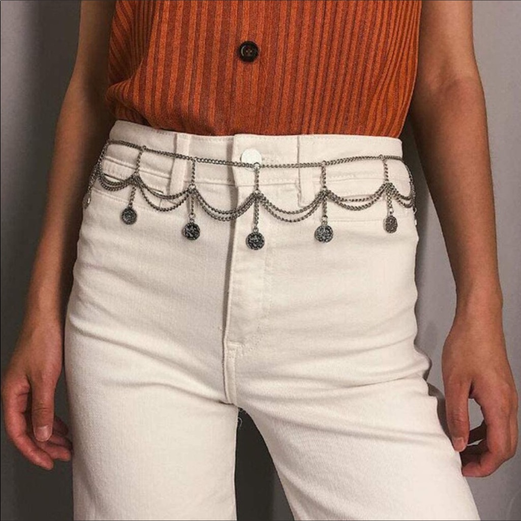Last One Boho Waist Belt Drop Coin